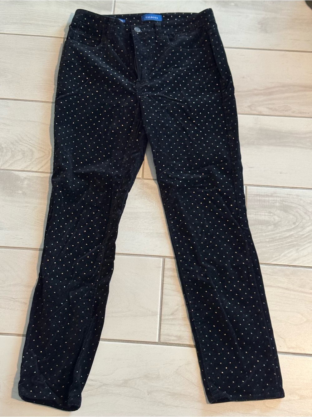 Talbots Black Skinny Jeans with Metallic Studs